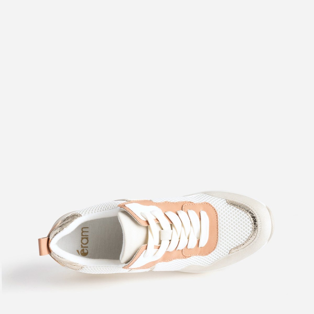 Basket PASCALISSE blanc/rose, ERAM