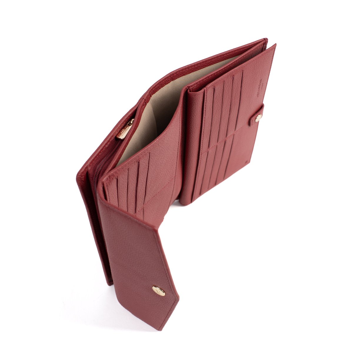 Compagnon de voyage LUNA rouge carmin, HEXAGONA