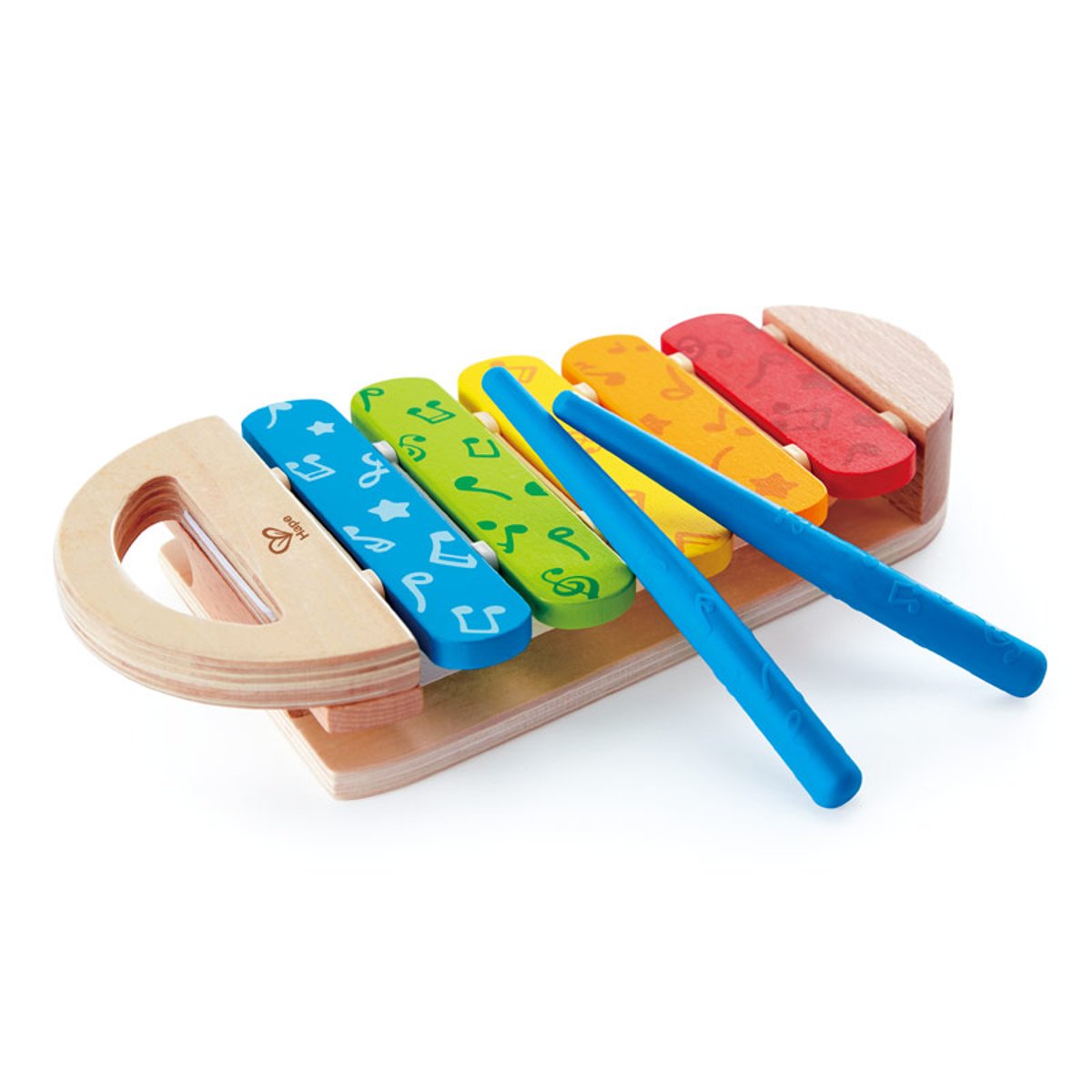 Xylophone arc-en-ciel beige, HAPE TOYS