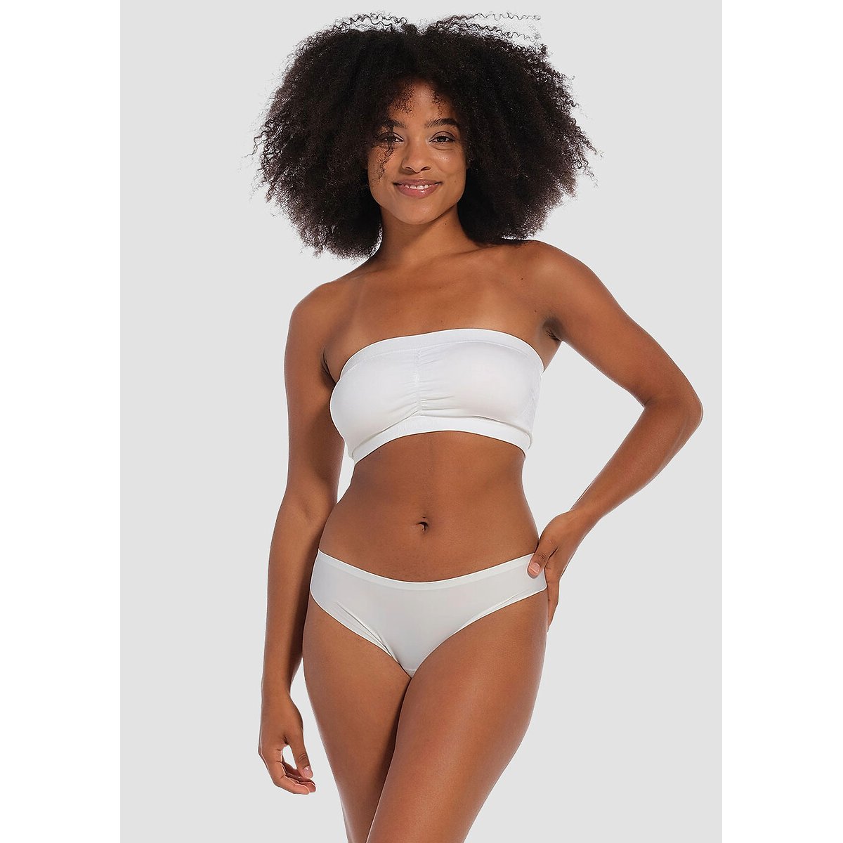 Sujetador tipo banda push-up blanco, MAGIC BODYFASHION
