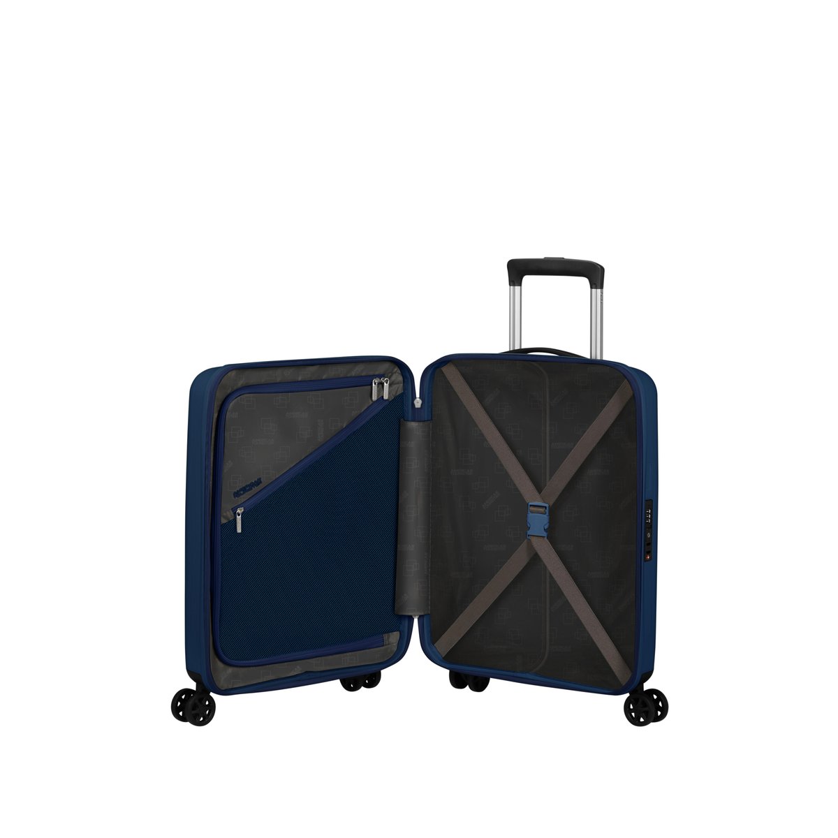 Rejoy valise 4 roues taille S navy blue, AMERICAN TOURISTER
