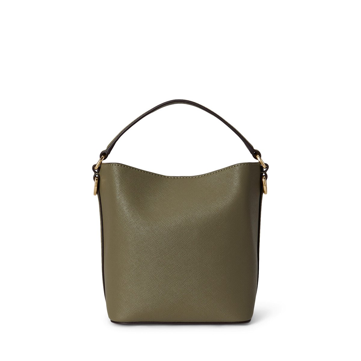 Sac seau en cuir vert sauge, LAUREN RALPH LAUREN