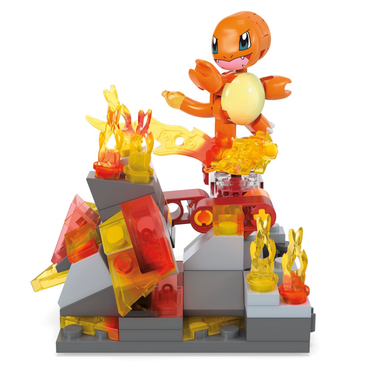 Coffret À Construire Pokémon Danse Flammes De Salamèche multicolore, MATTEL