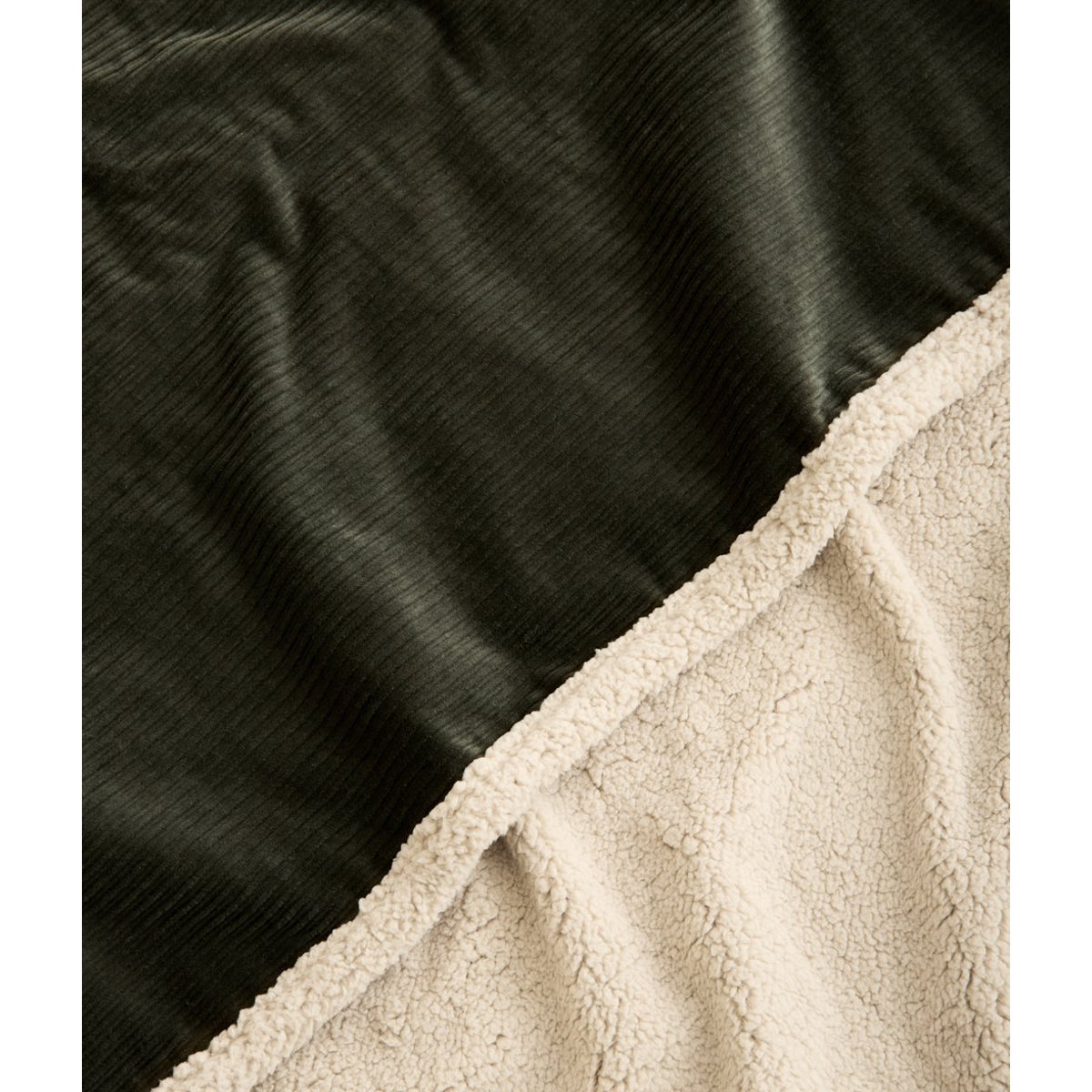 Couverture pour chien en velours côtelé vert, Toia vert, CAFIDE