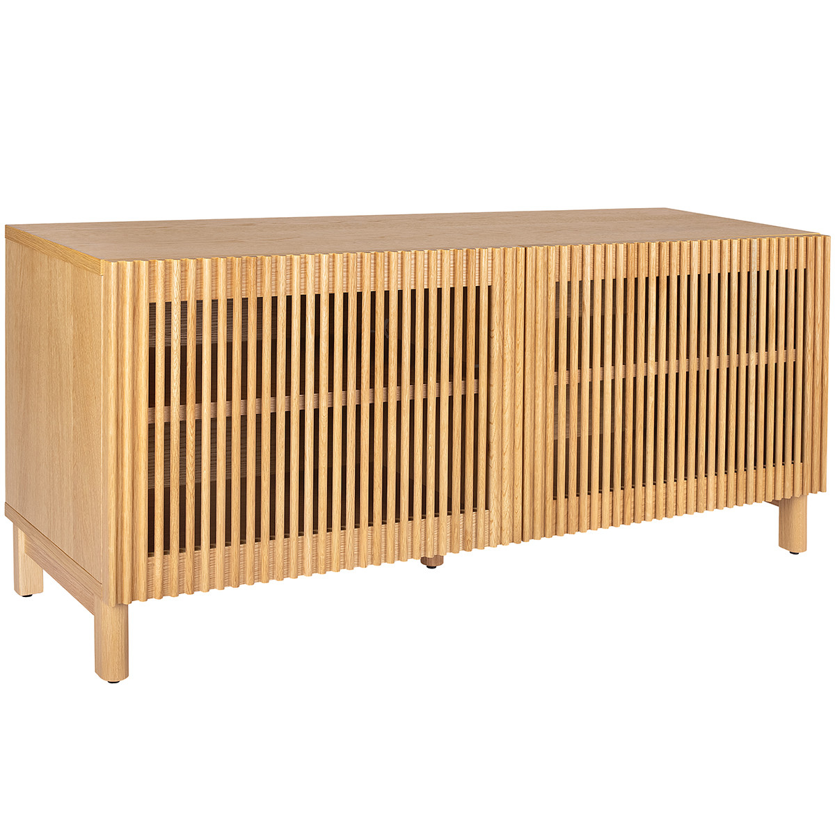 Buffet 2 portes bois/frêne - UMEA naturel, HOMIFAB