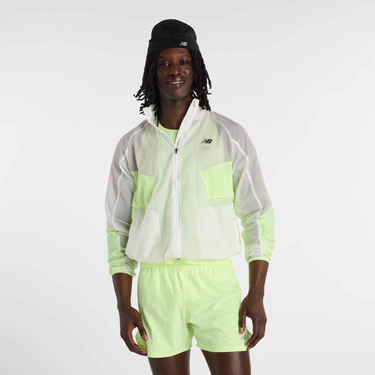 RC Jacket Veste col rond manches longues. vert - afg, NEW BALANCE