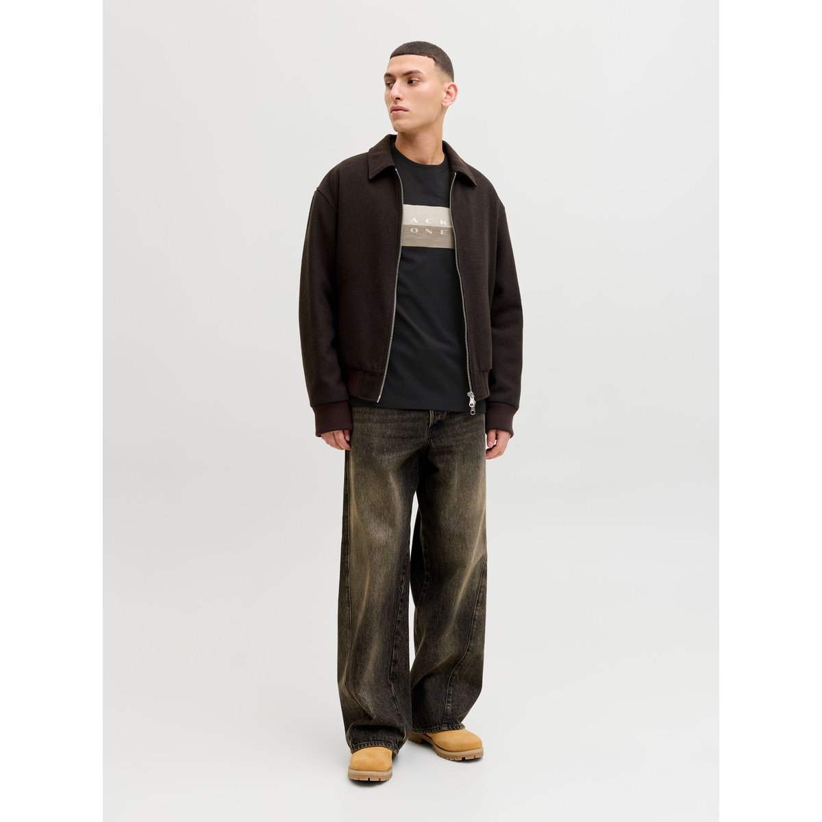 T-Shirt black 1, JACK & JONES