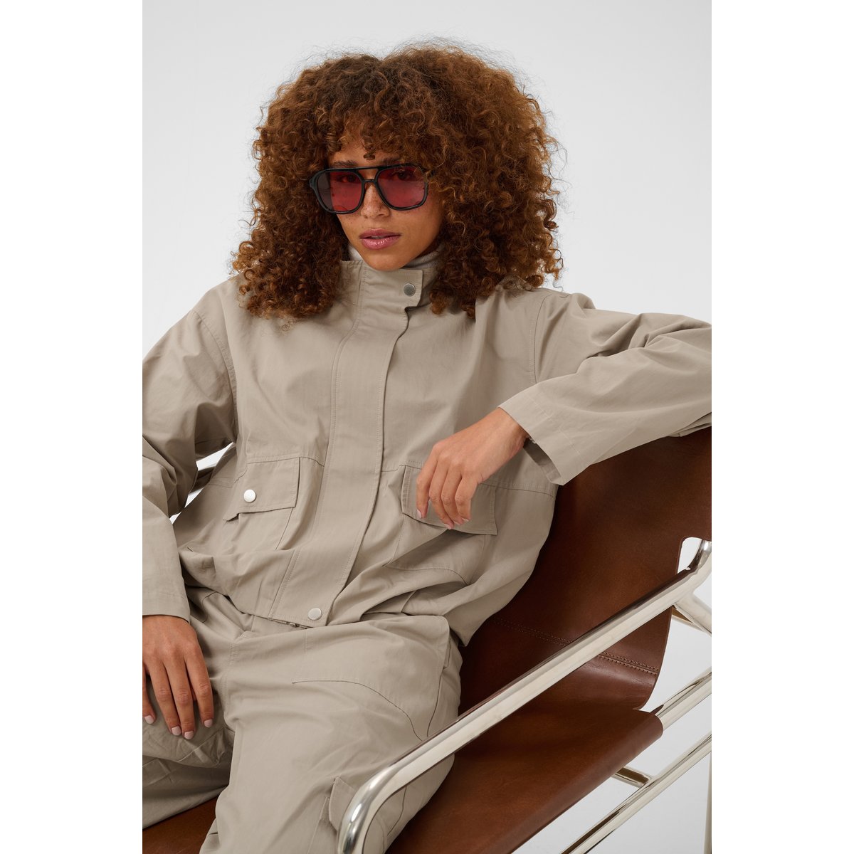 Manteau gris seneca rock cc., KAFFE