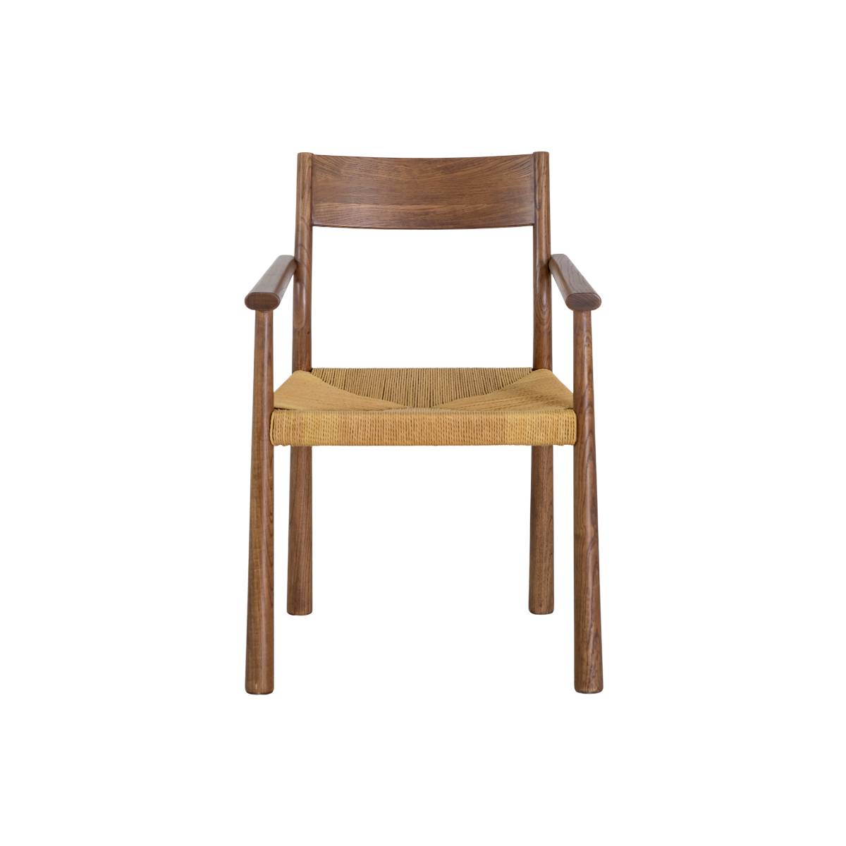 Chaise en bois d'orme LIORIA bois clair, MADE IN MEUBLES