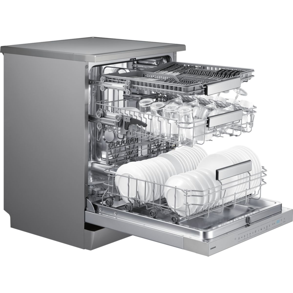 Lave vaisselle 60 cm DW70H73YCFRU1 inox, SAMSUNG