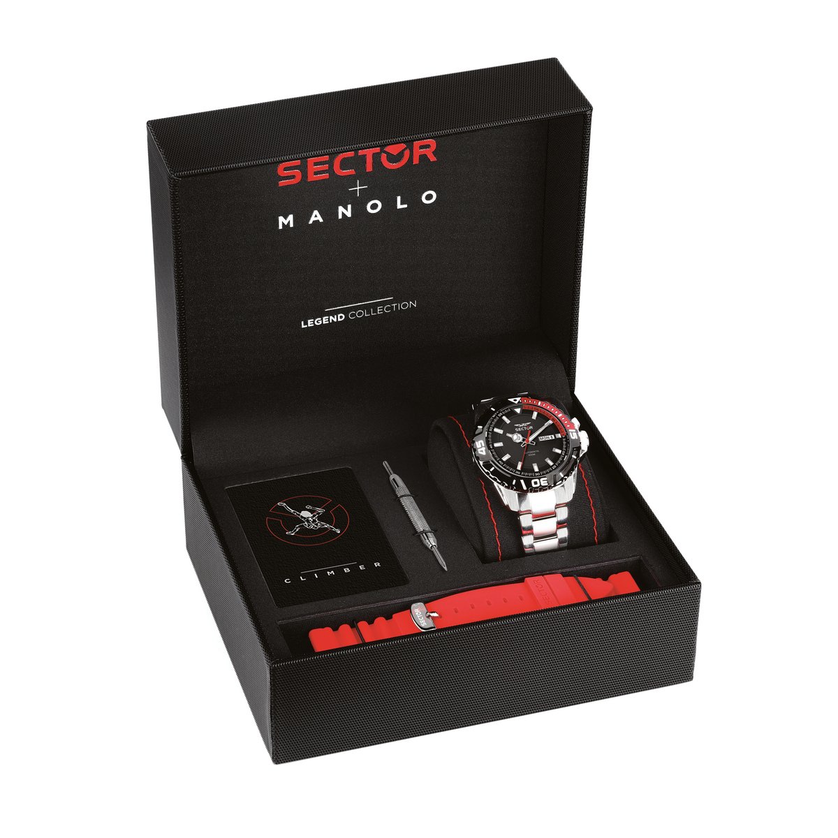 Montre analogique LEGEND argent, SECTOR NO LIMITS