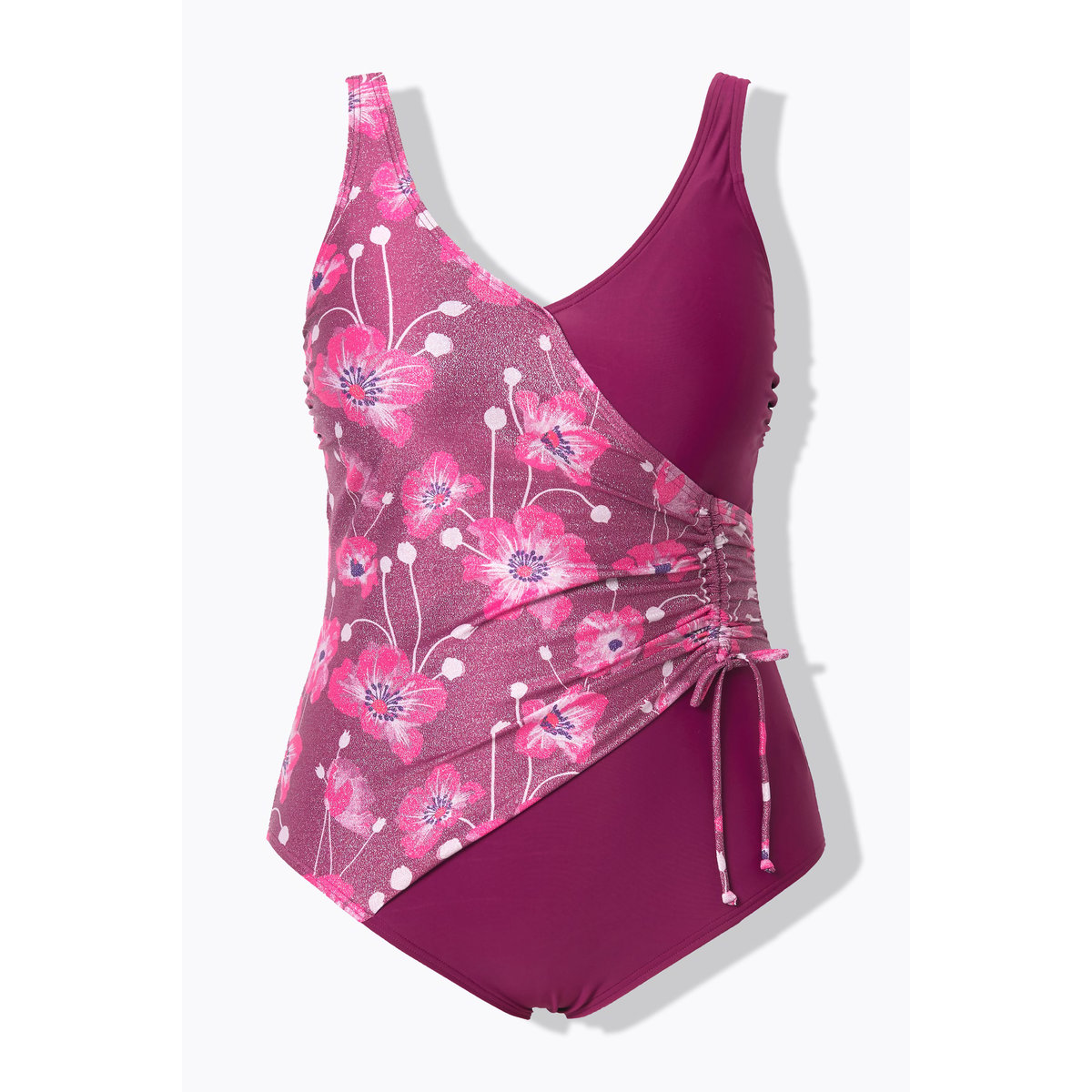Maillot de bain à bonnets souples violet, ULLA POPKEN