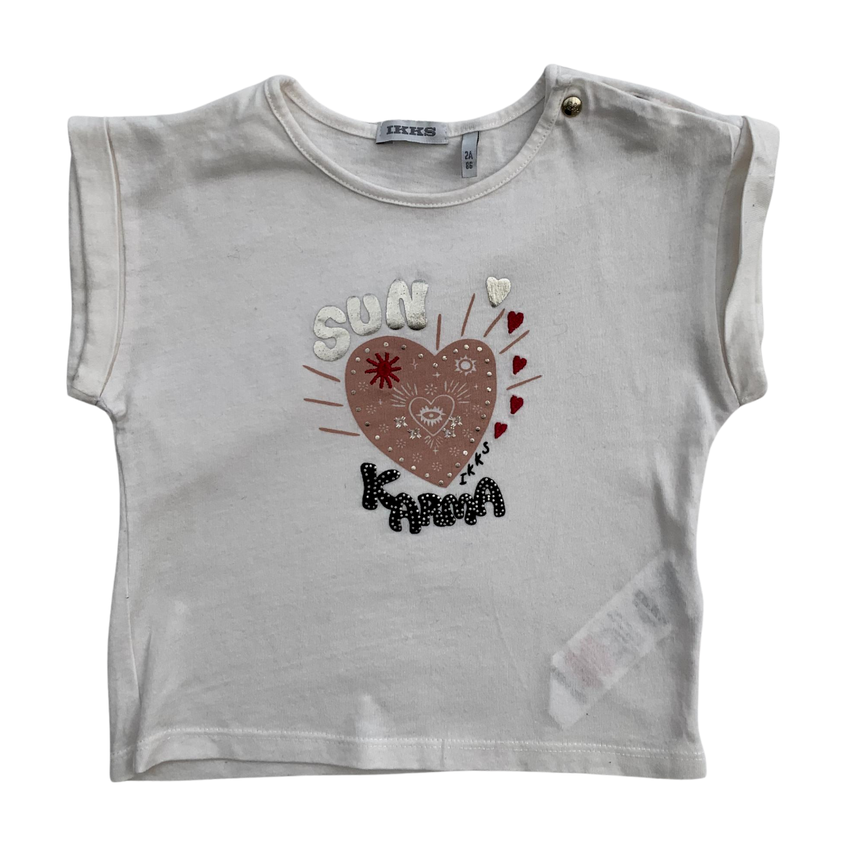 T-shirt bébé - Très bon état blanc, IKKS