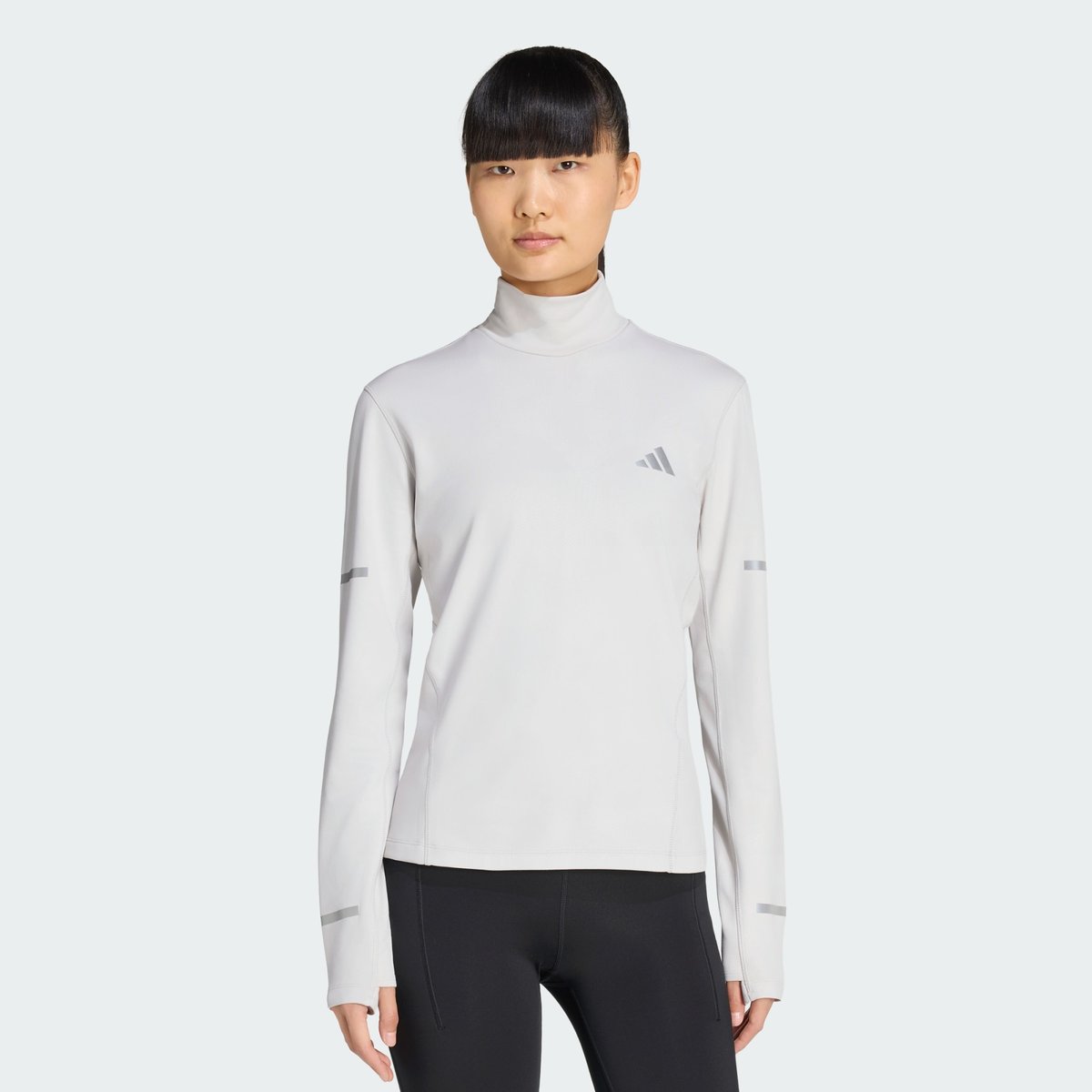 Haut De Running Manches Longues Chaud Adi365 Haut De Running Manches Longues Chaud Adi365 grey one, adidas Performance
