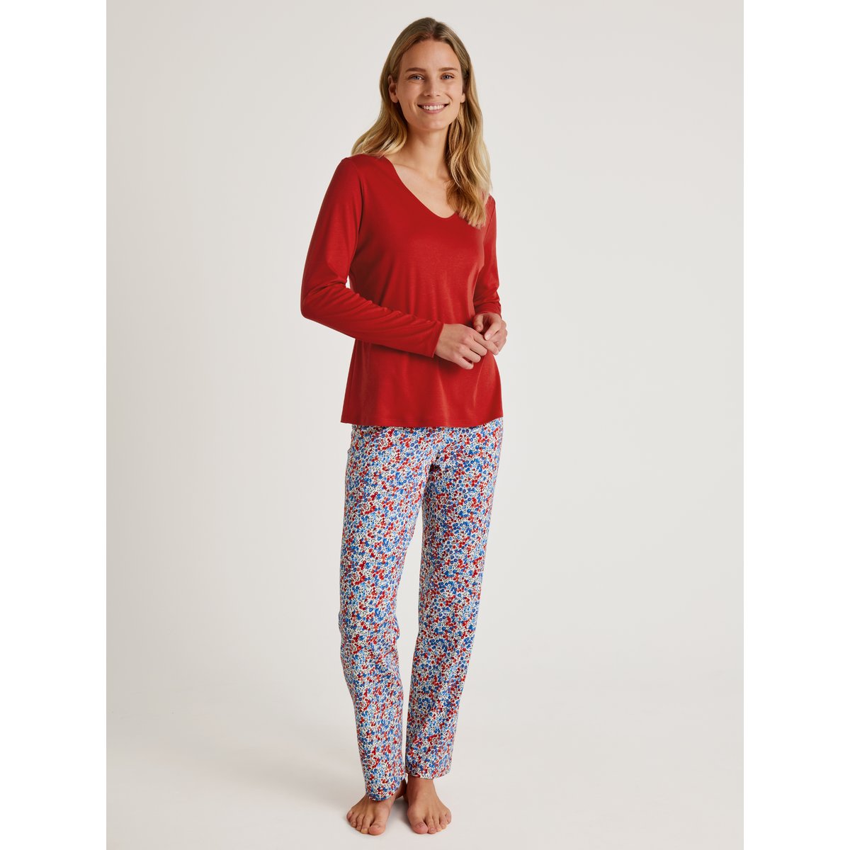 Pantalon Coton SEASON SPECIAL rouge d'été, CALIDA