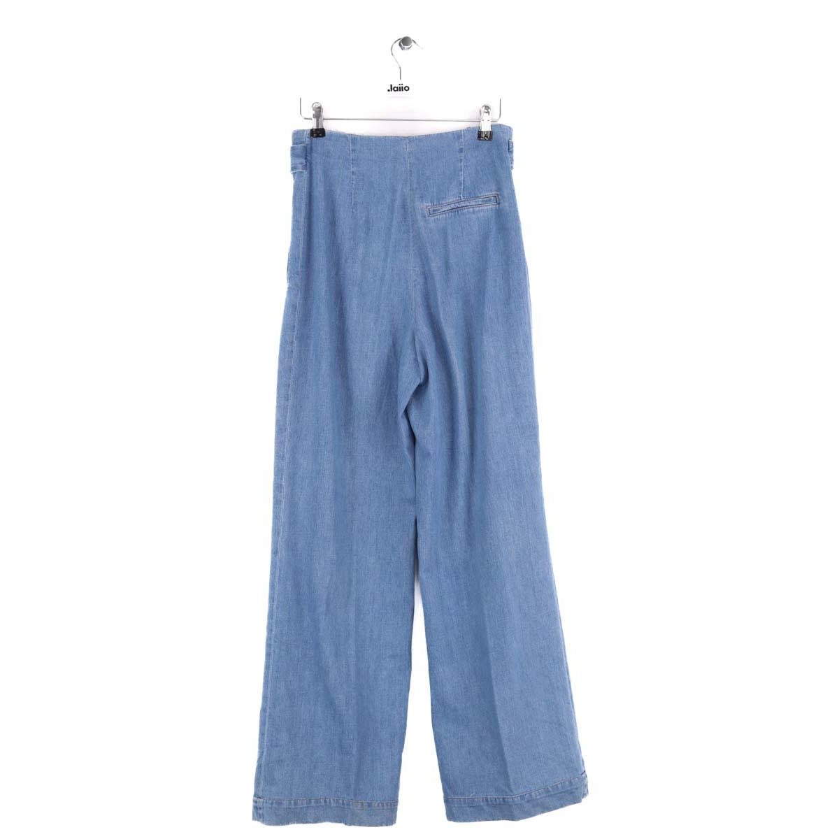 Pantalon large - Très Bon État bleu, SEZANE