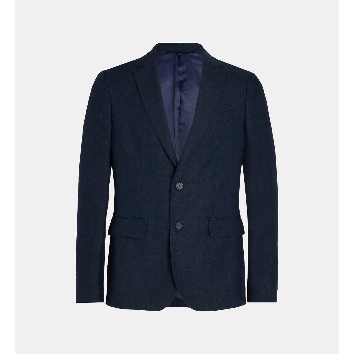 Veste de costume arzino v ajustée en lin bleu foncé, COMPTOIR GL