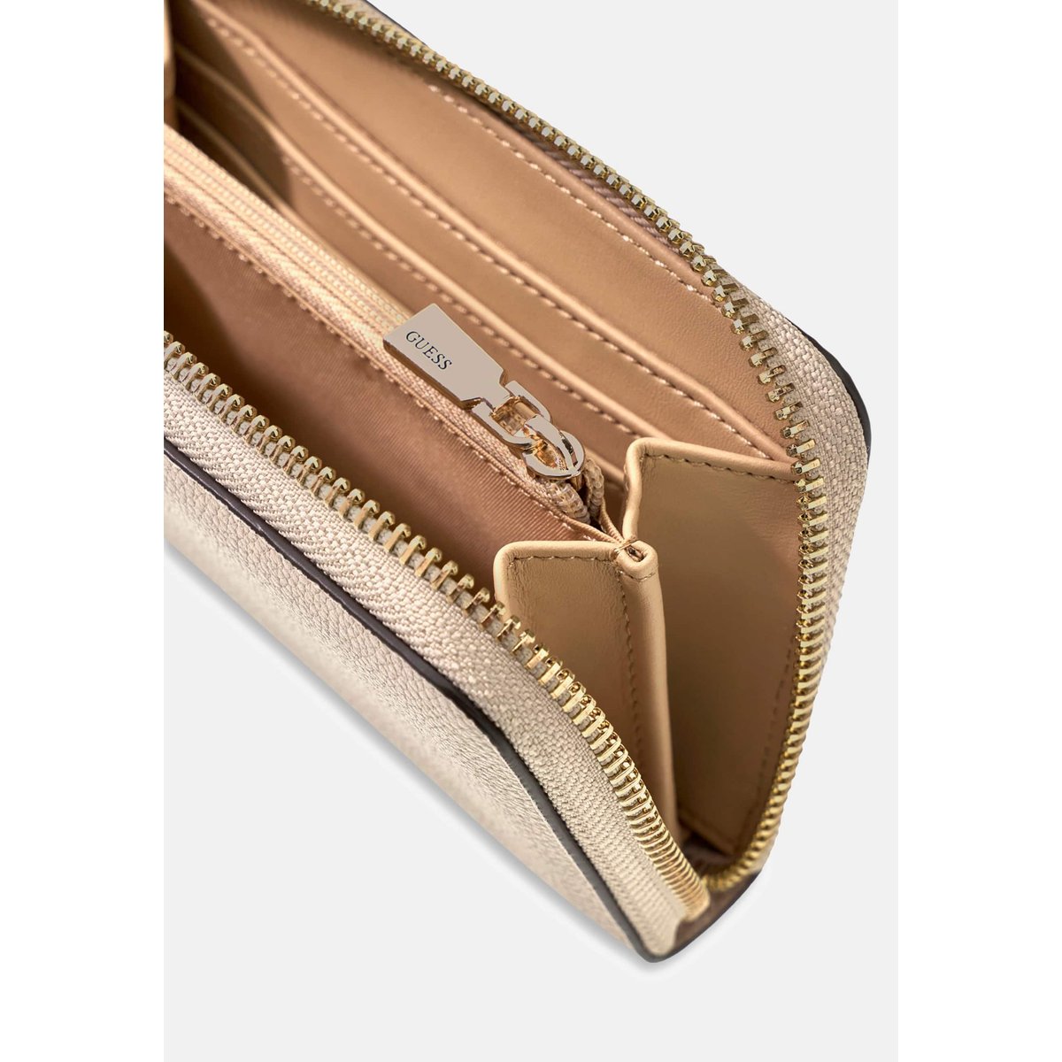 Portefeuille Suzy crème, GUESS