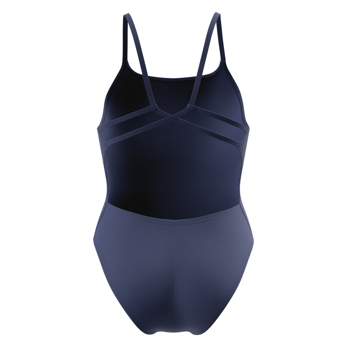 Maillot de bain 1 pièce uni à bretelles fines TEAM ENDURACEX bleu marine, SPEEDO