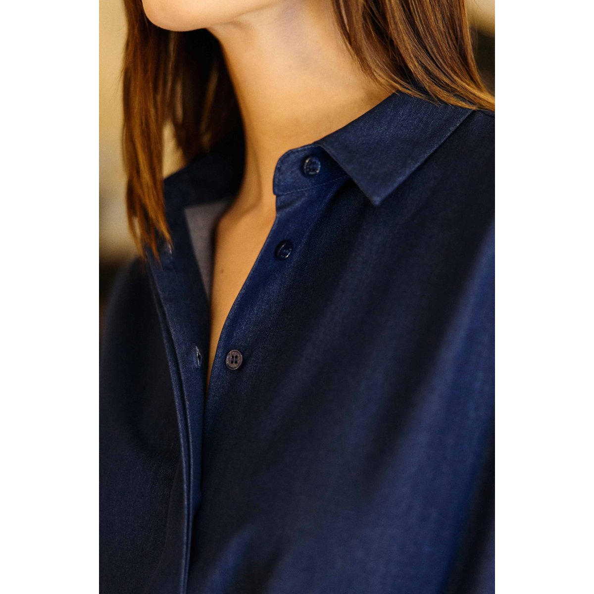 Veste col chemise uni CLARISA 94-wash, LA PETITE ETOILE