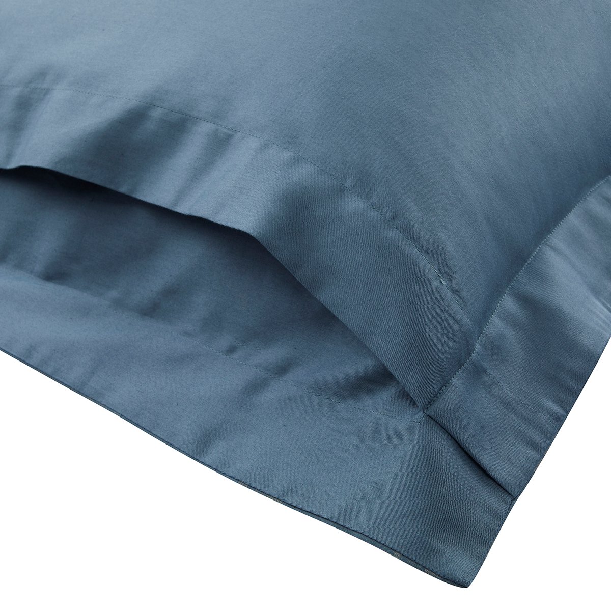 Taie à volant en coton, SADDLEBROOK teal, RALPH LAUREN HOME