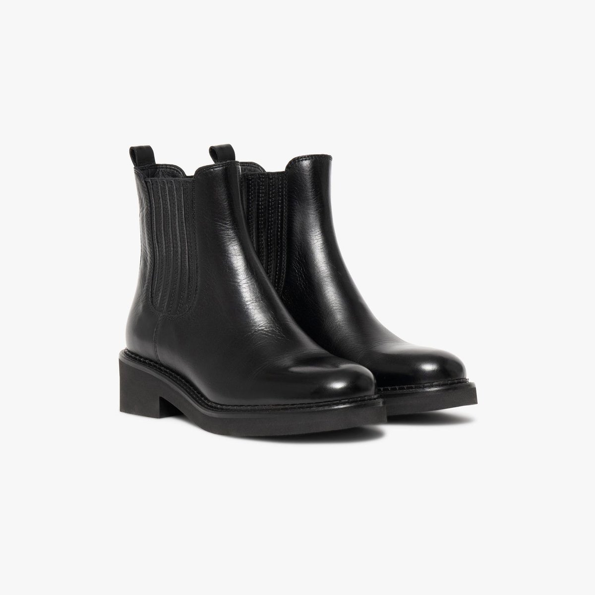 Boots À Talon en cuir MILLIE noir, BOCAGE