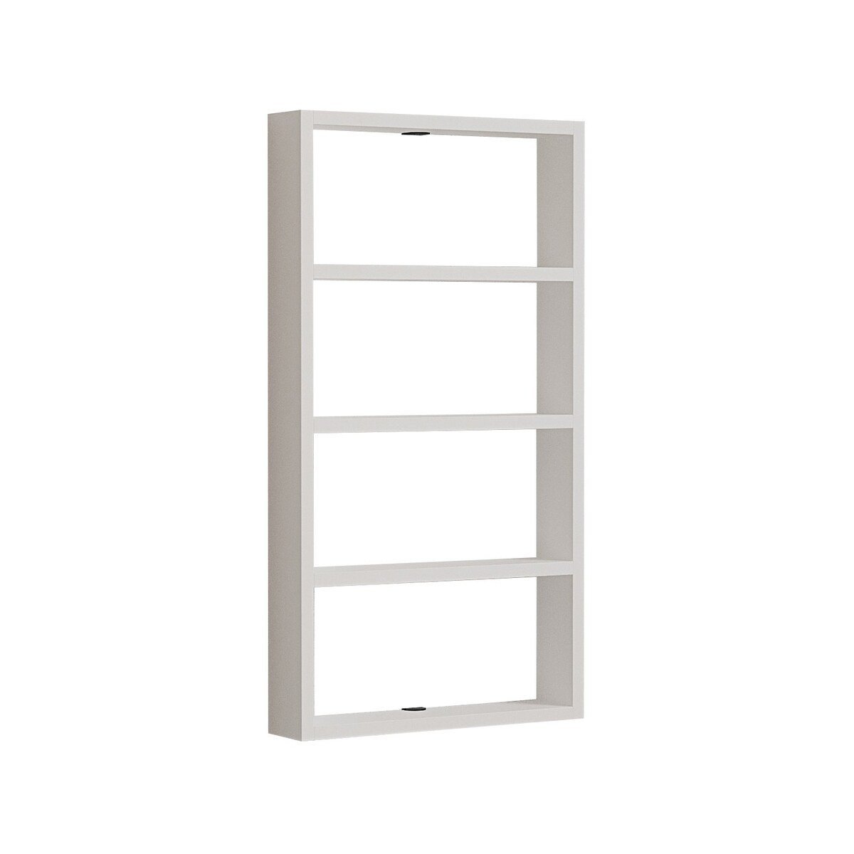 Etagère murale 4 tablettes H80 cm - LYA blanc, CALICOSY