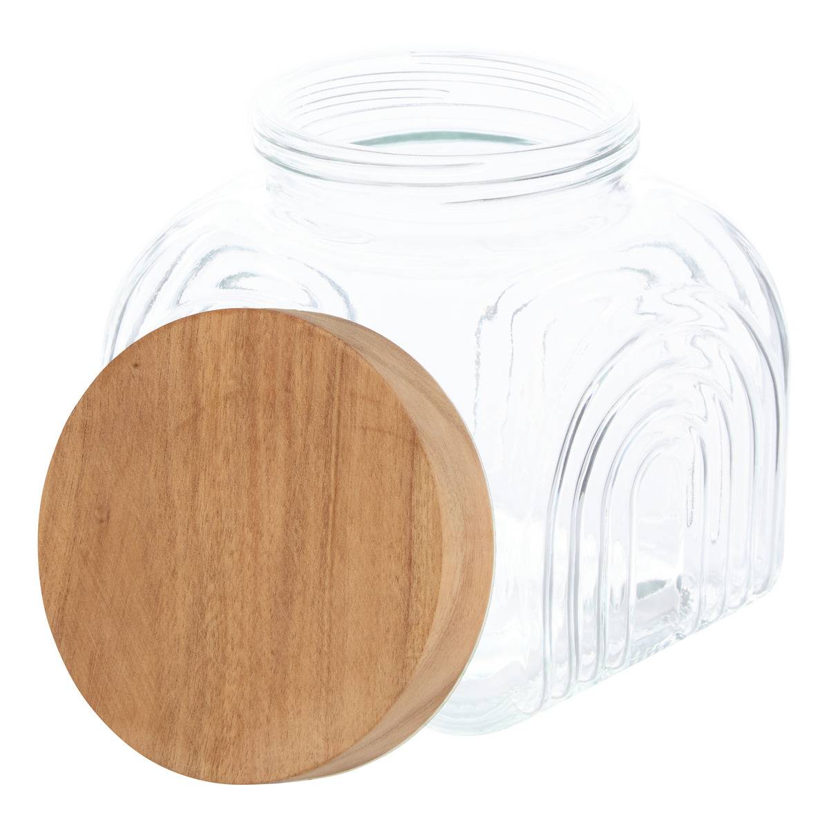 Bocal en verre 2,4L ARCHE transparent, 5FIVE SIMPLY SMART