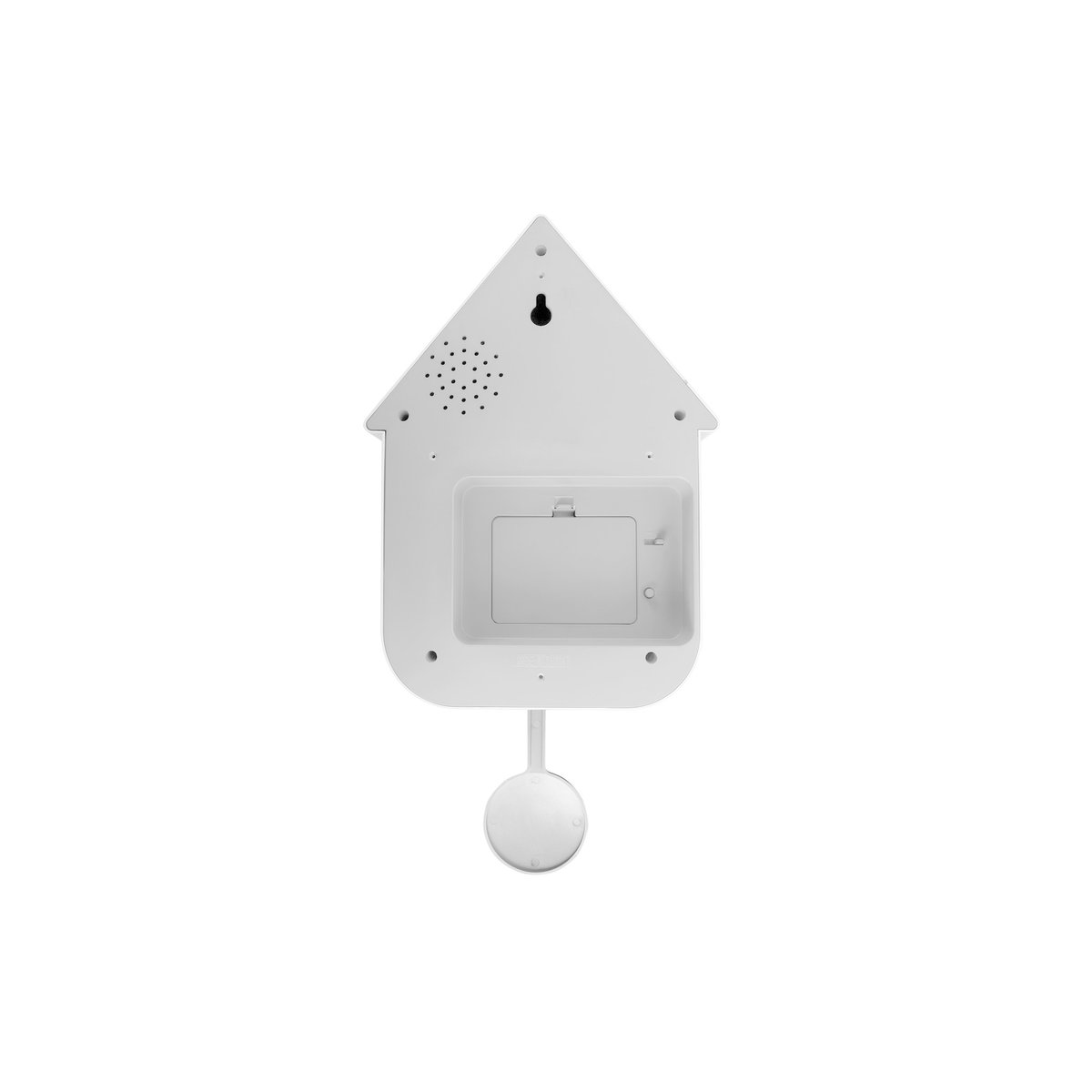 Horloge Murale Plastique SOLO COLOR CUCKOO blanc, KARLSSON