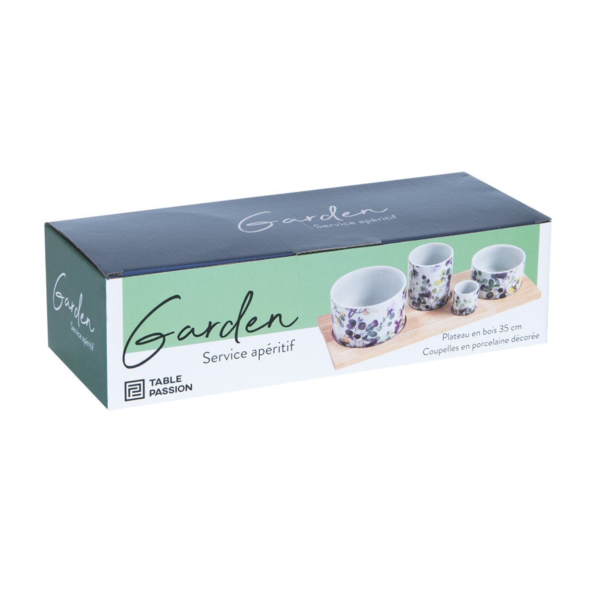 Service apéritif 4 pièces Garden - GARDEN multicolore, TABLE PASSION