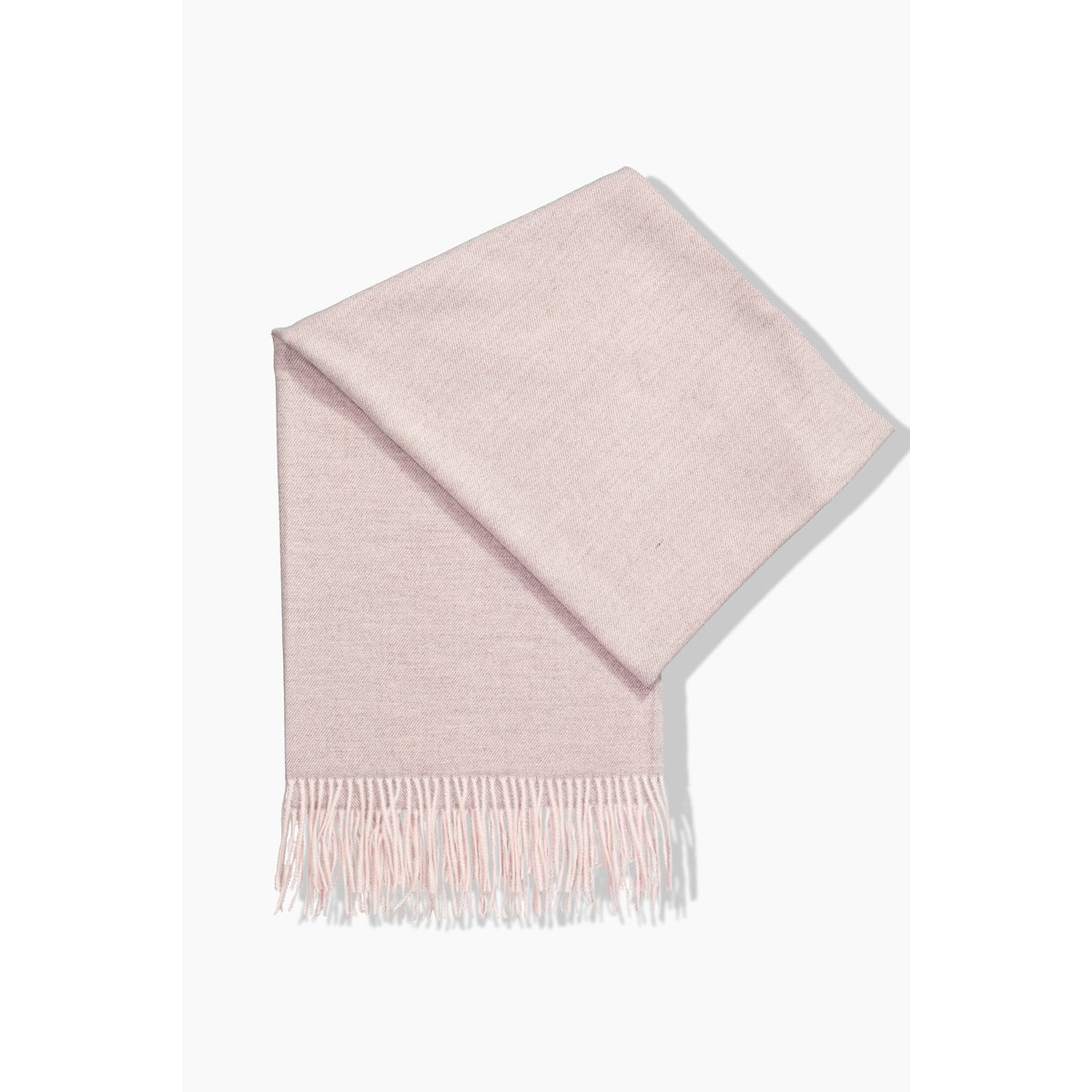 Écharpe chinée, avec franges rose vif pastel, ULLA POPKEN