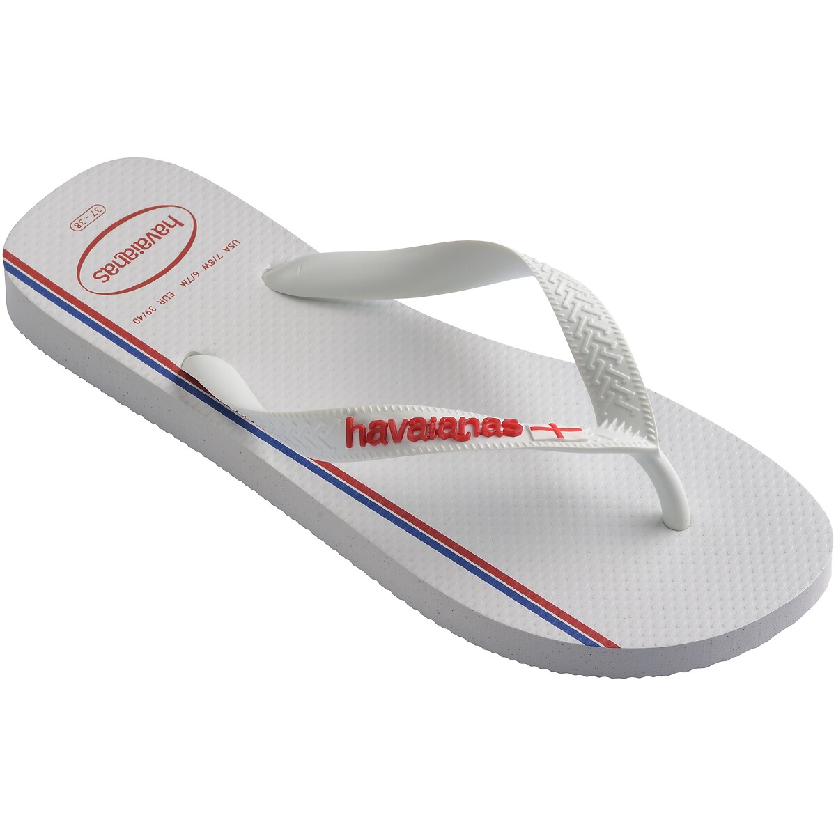 Teenslippers WK Hav. Nations England wit/rood/blauw, HAVAIANAS