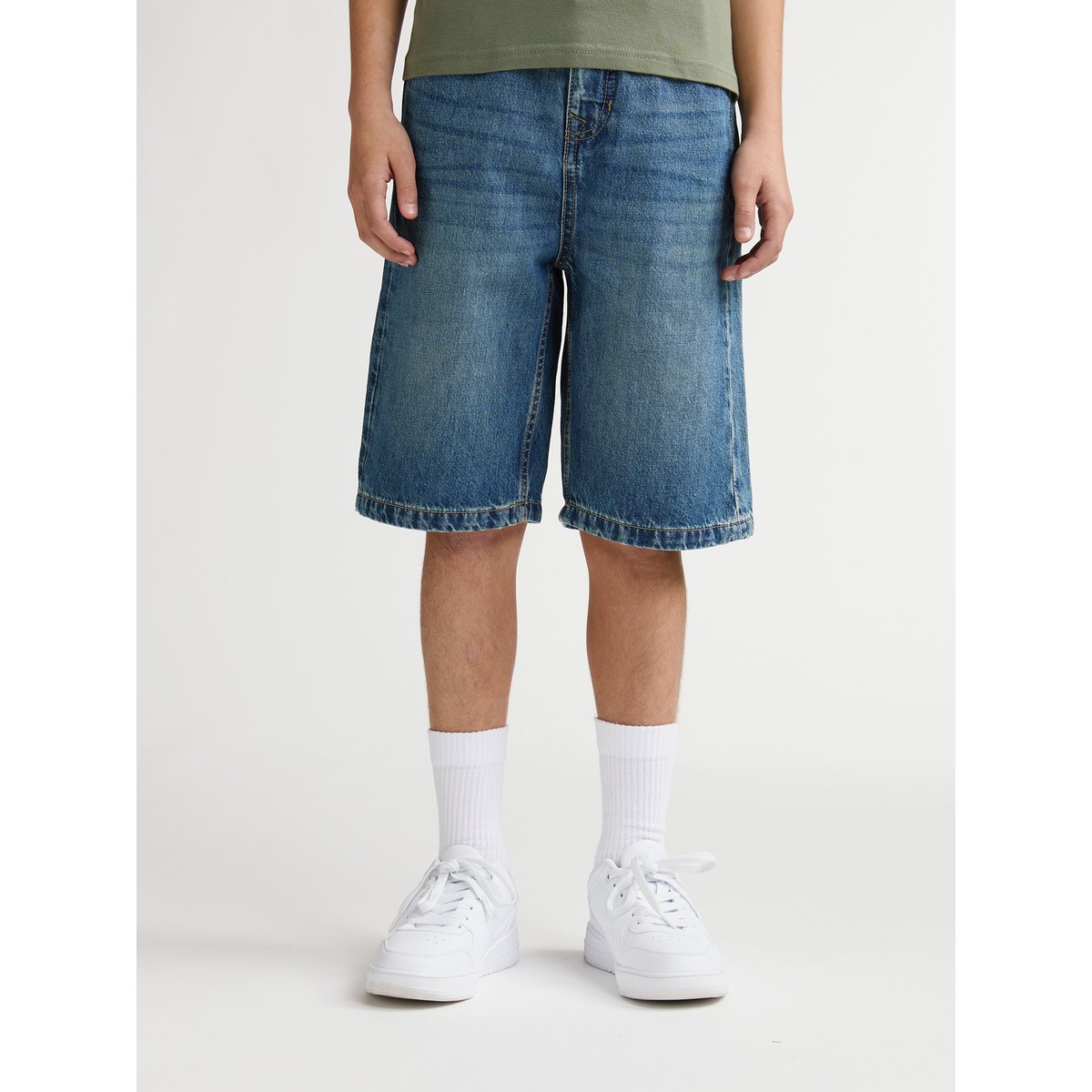 Lenox loose short en jean rosarito bleu medium vintage, PETROL INDUSTRIES