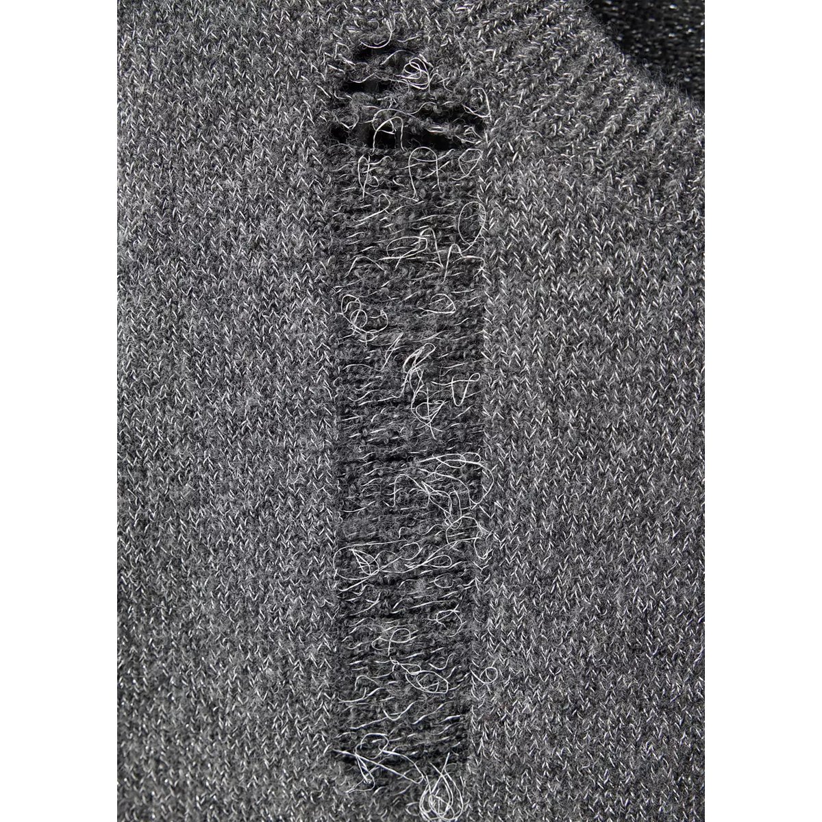 Pull dublin gris chiné foncé, MANGO TEEN