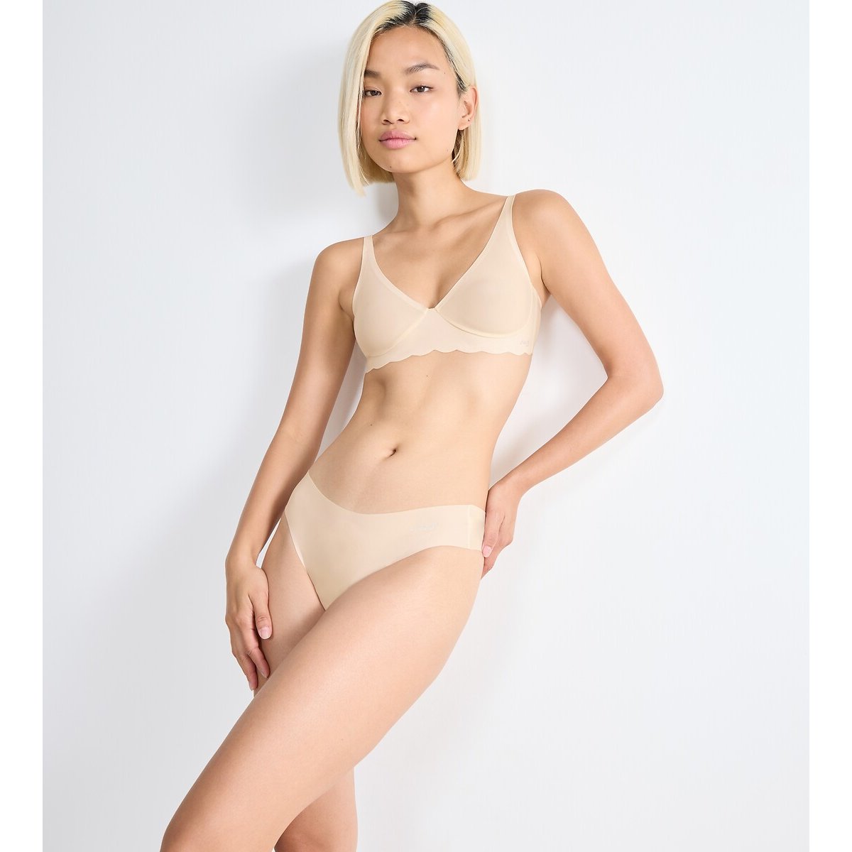 Reggiseno soft bra ZERO MICRFOFIBRE écru angora, SLOGGI