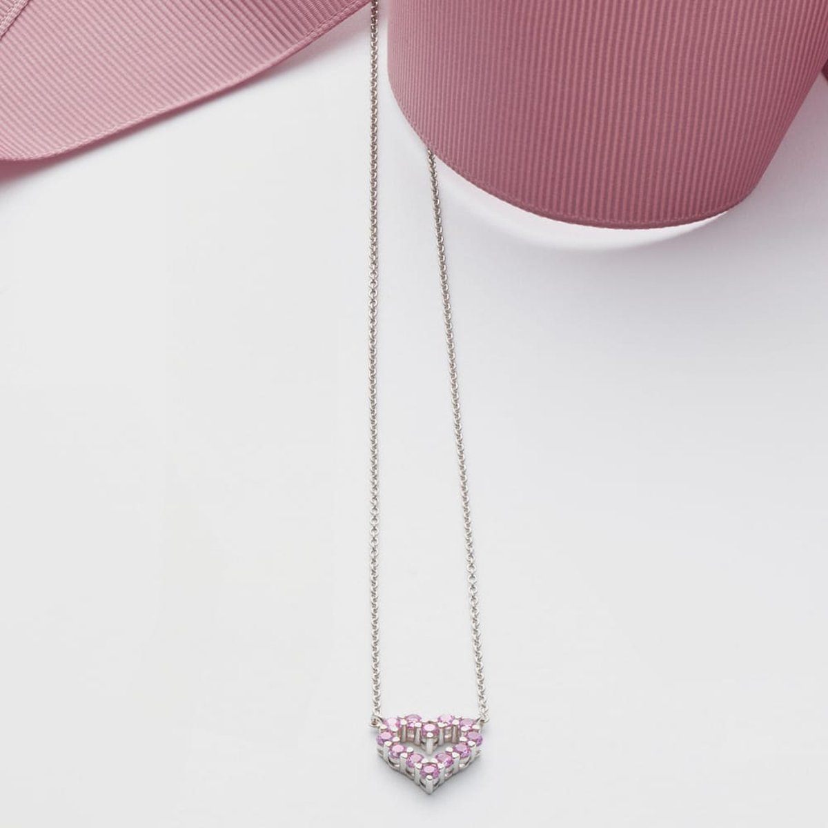 Collier en acier, cristaux, ipg TESORI rose, MORELLATO
