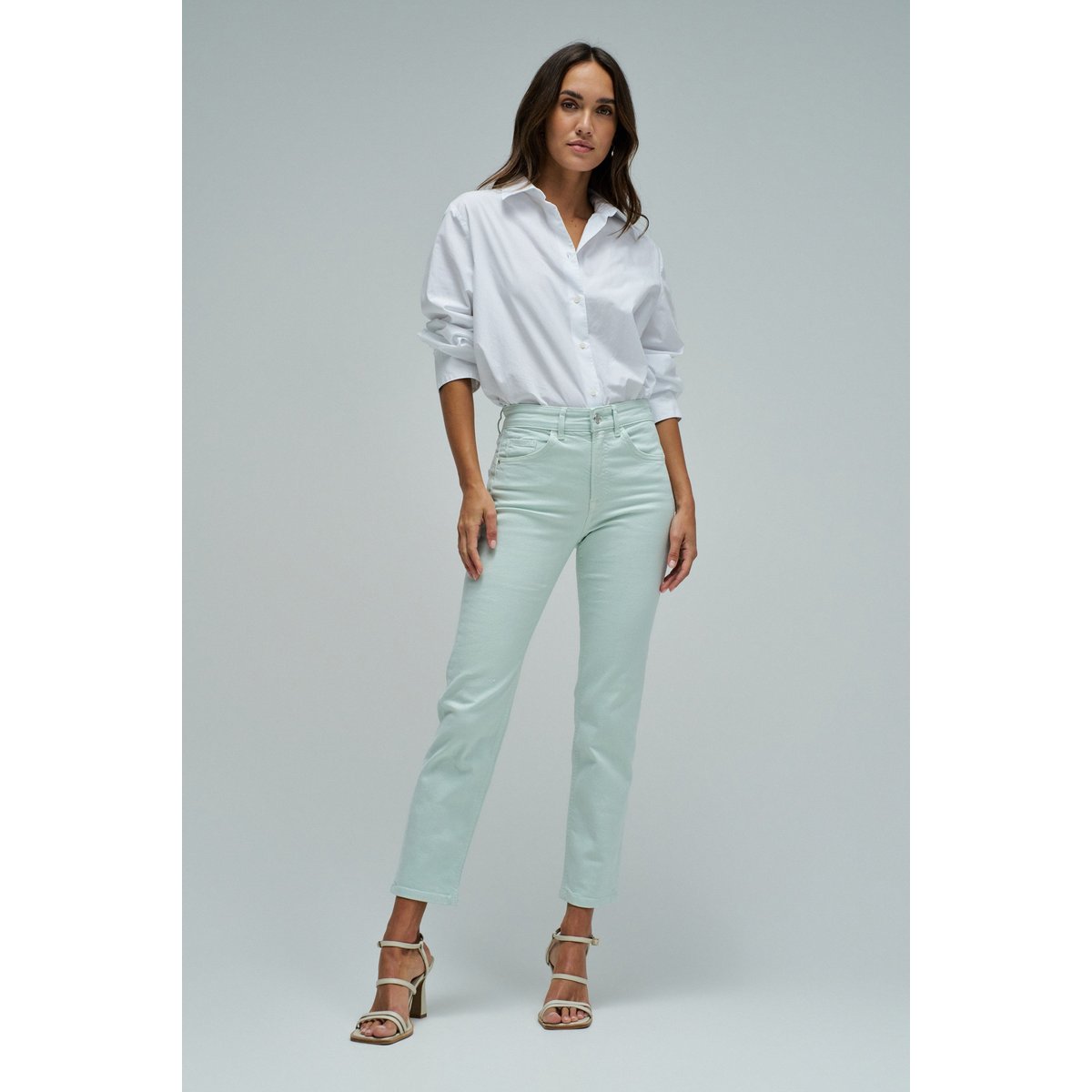 JEAN FAITH PUSH IN CROPPED SLIM rose, SALSA JEANS