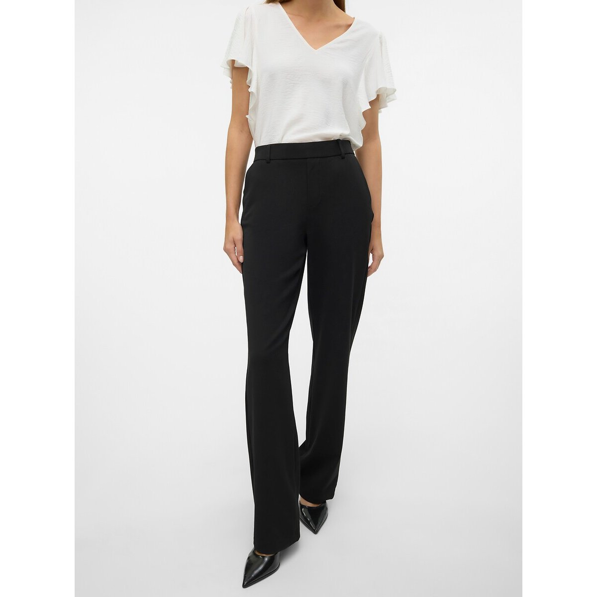 Straight Trousers black, VERO MODA