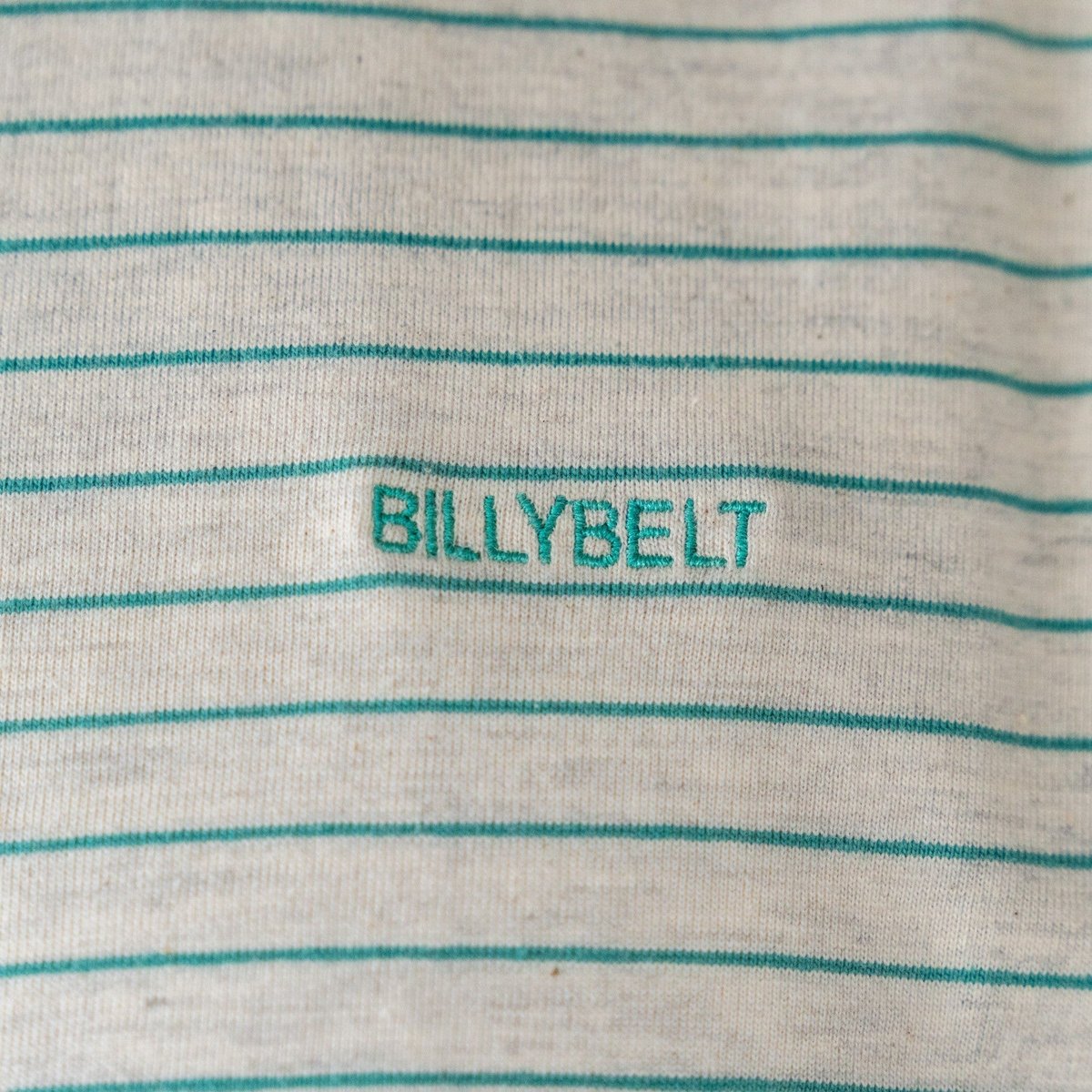T-shirt 100% coton biologique AUTHENTIQUE beige et vert, BILLYBELT