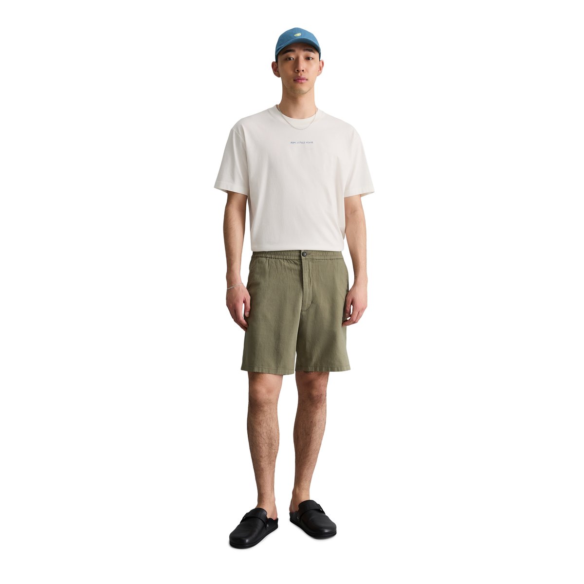 Short relaxed en coton bio et en lin vert, MARC O’POLO DENIM