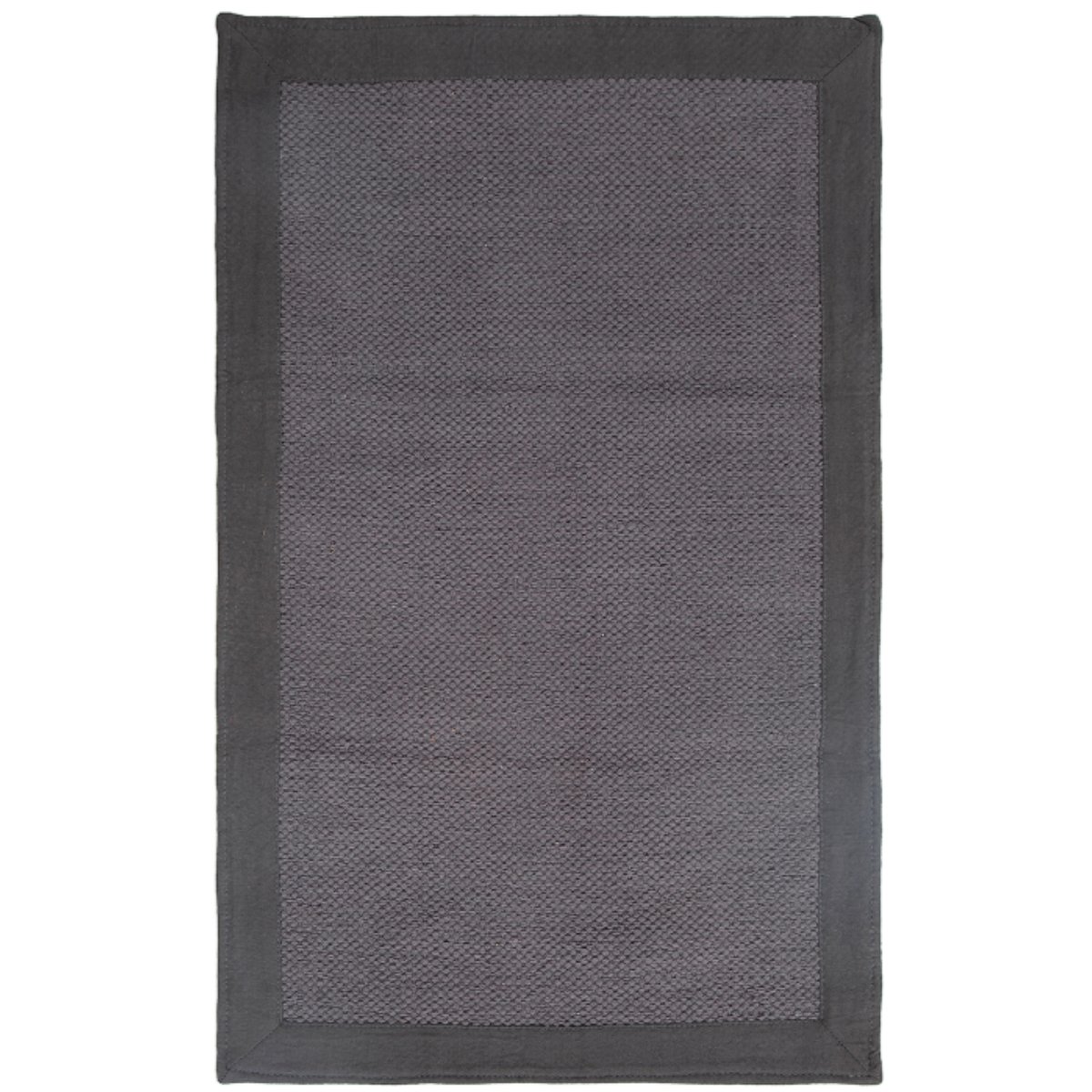 Tapis moderne en coton tissé plat TONIO gris, NOVATREND