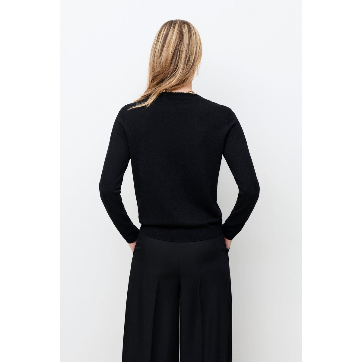 Pull Mbettina noir, CAROLL