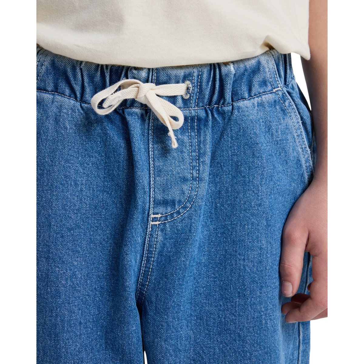 Jean baggy THE FOAM DENIM bleu 2001 stone wash, QUIKSILVER