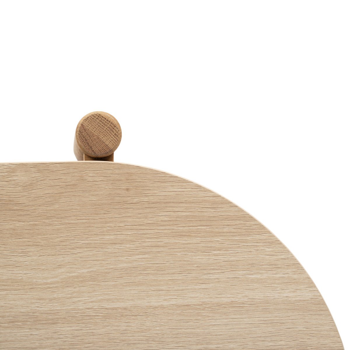 Table basse ovale en bois et cannage- ELLOS bois clair, DRAWER
