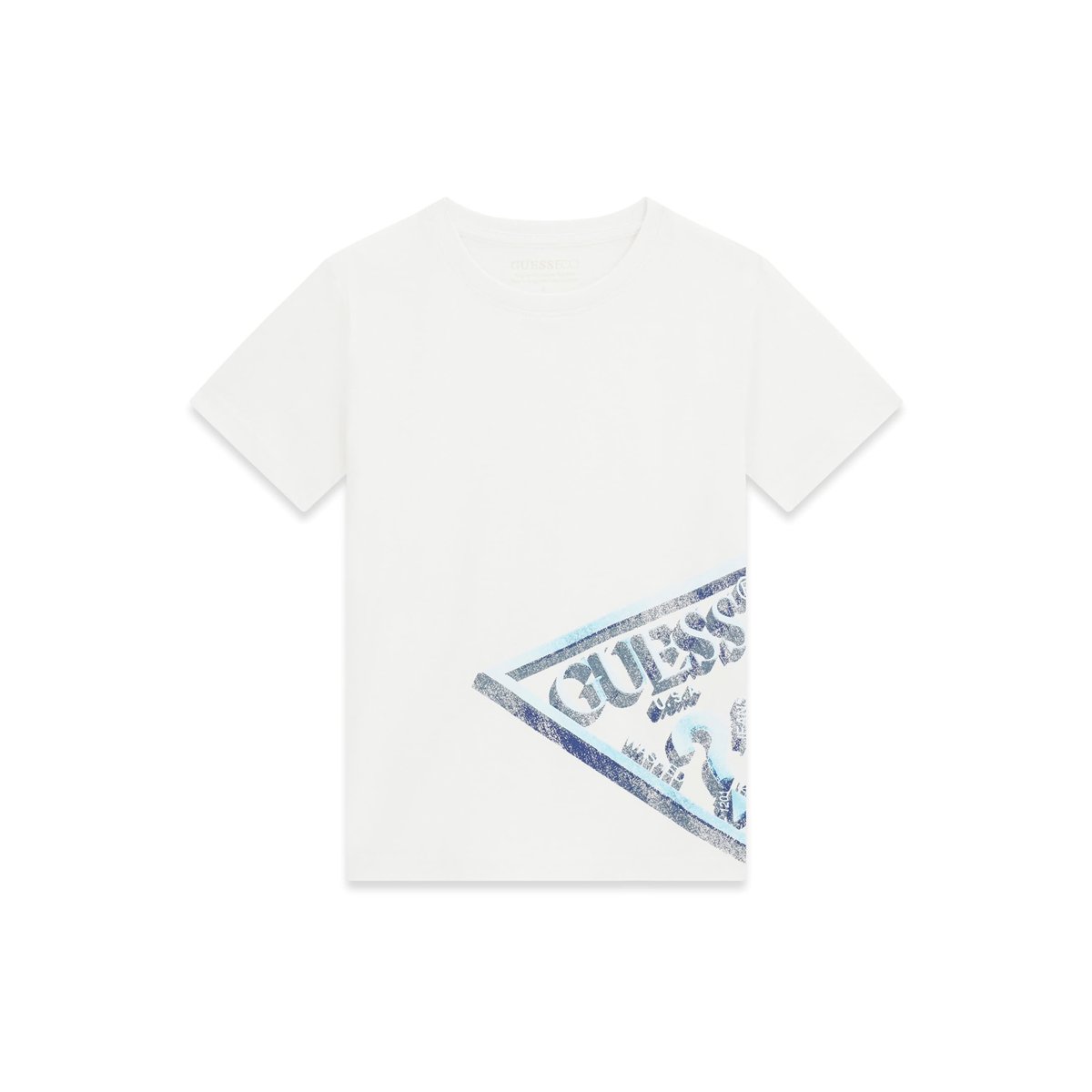 T-Shirt Avec Logo Imprimé blanc, GUESS KIDS