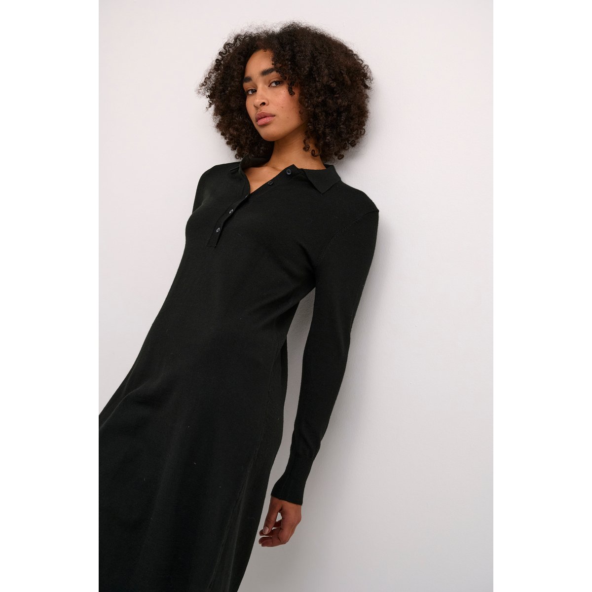 Dress noir black deep, KAFFE
