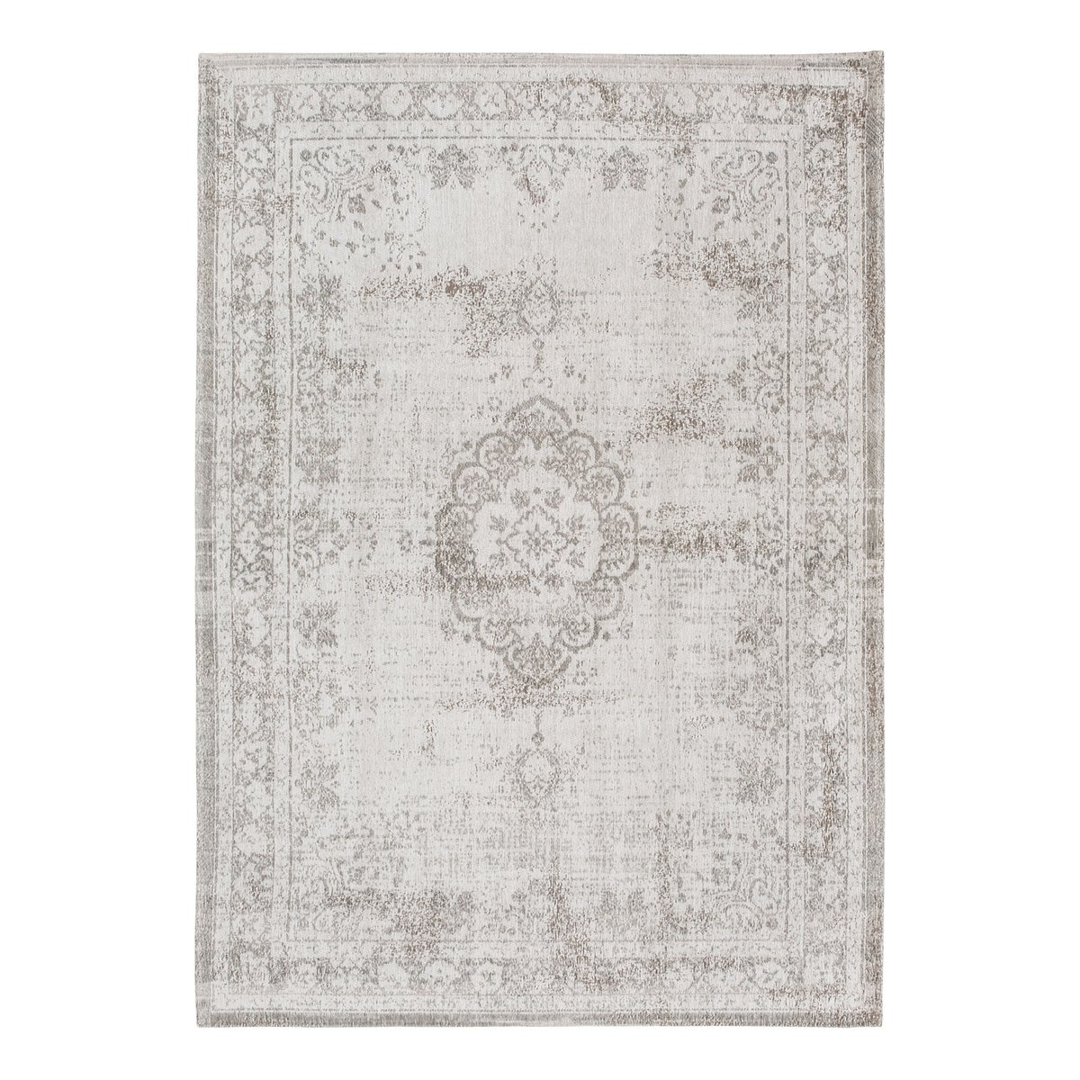 Tapis intérieur/extérieur tissé plat YING YANG beige, NOVATREND
