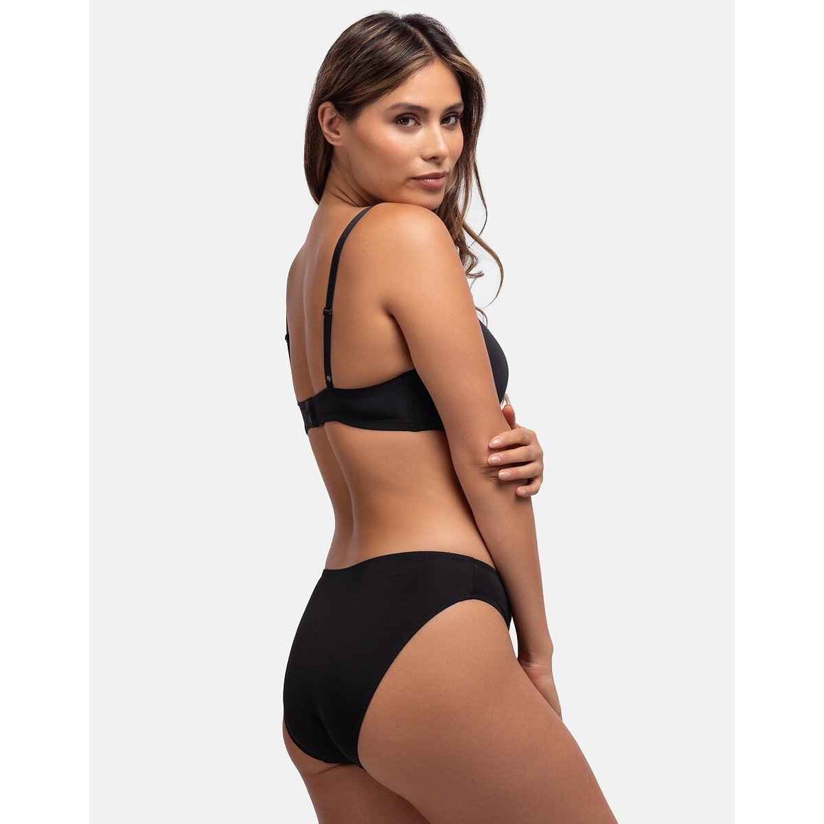 Reggiseno a mezza coppa MICHELLE nero , DORINA