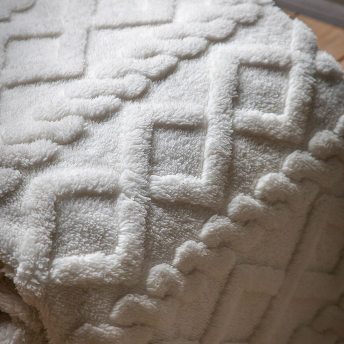 Cream Cable Knit Throw cream, ÉDITÉ