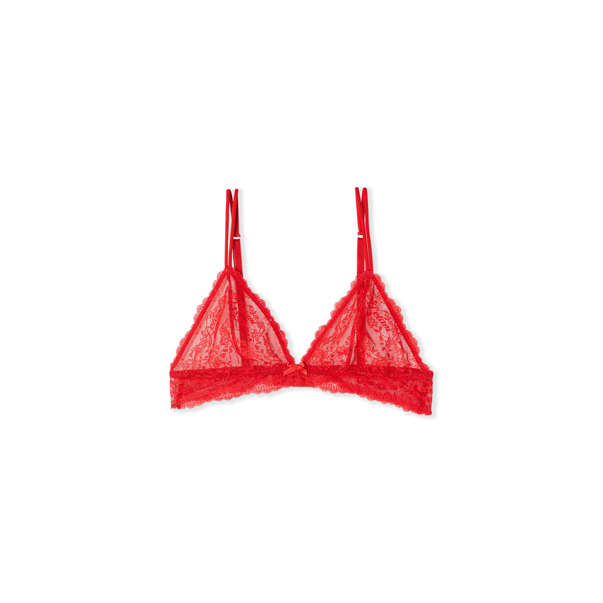 Soutien-gorge triangle en dentelle JETAM rouge, ETAM